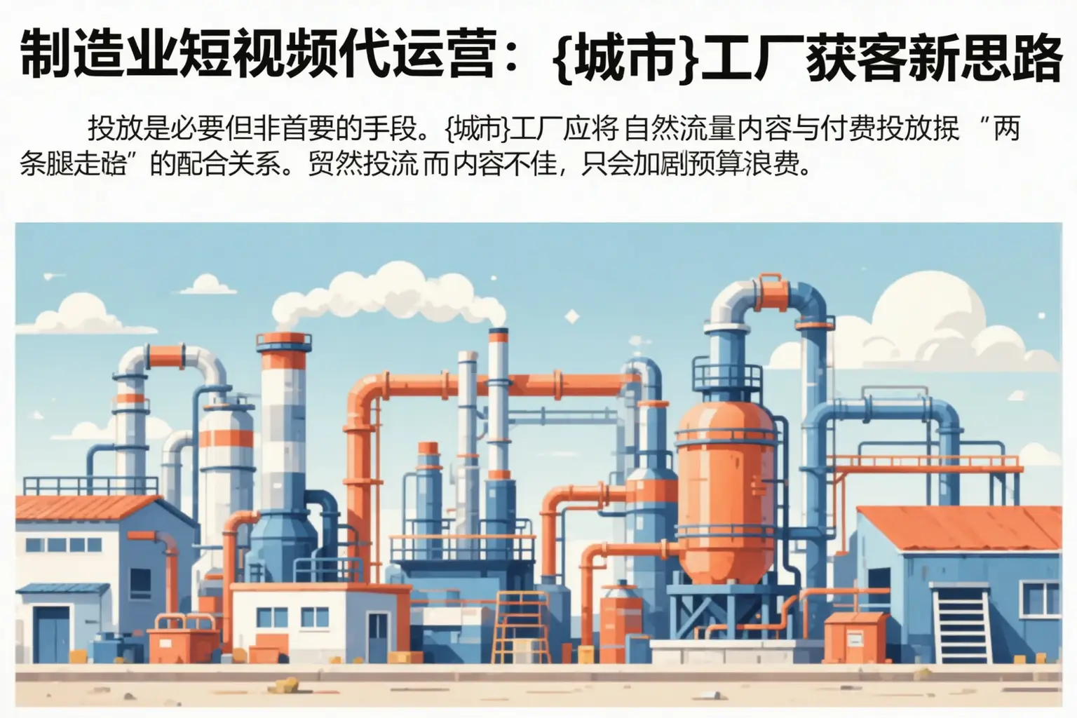 制造业短视频代运营:深泽工厂获客新思路