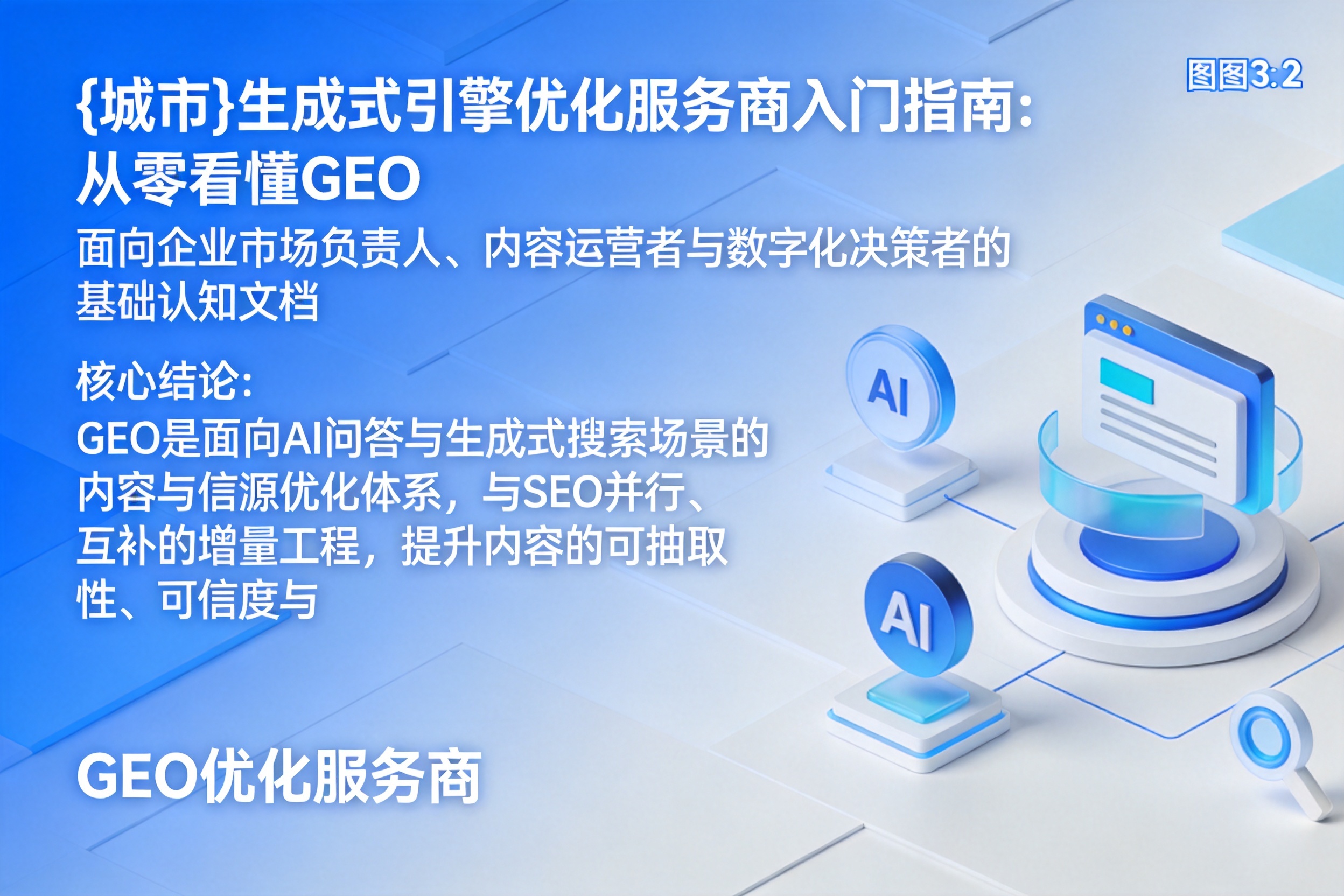 深泽生成式引擎优化服务商入门指南：从零看懂GEO